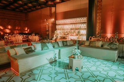 Lounge and Backdrop — Sufi Night decor — Alila Diwa Goa